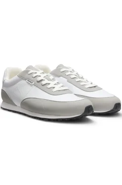Sneakers aus Ripstop mit Schnürung und EVA-Gummisohle
