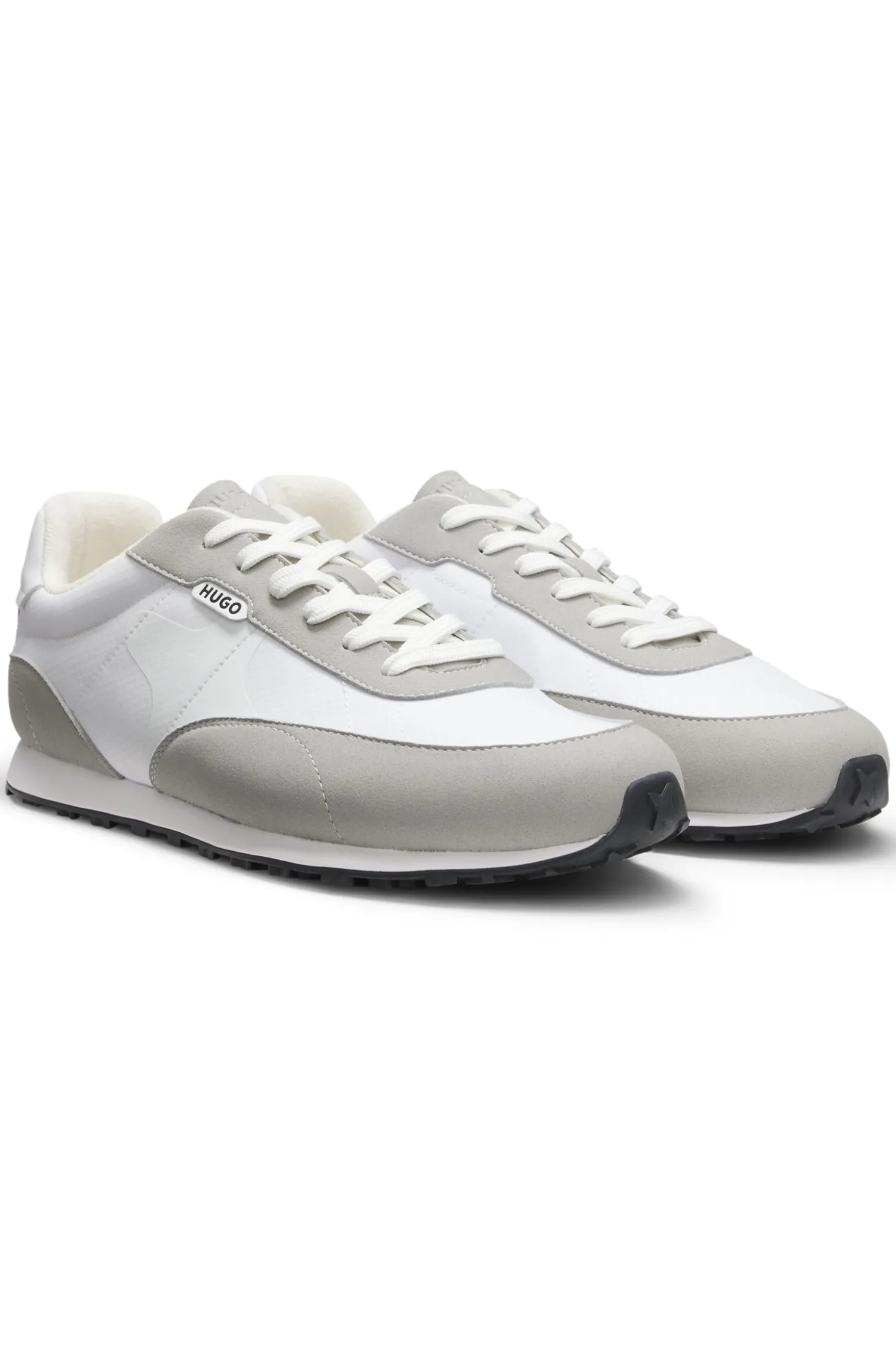 Sneakers aus Ripstop mit Schnürung und EVA-Gummisohle