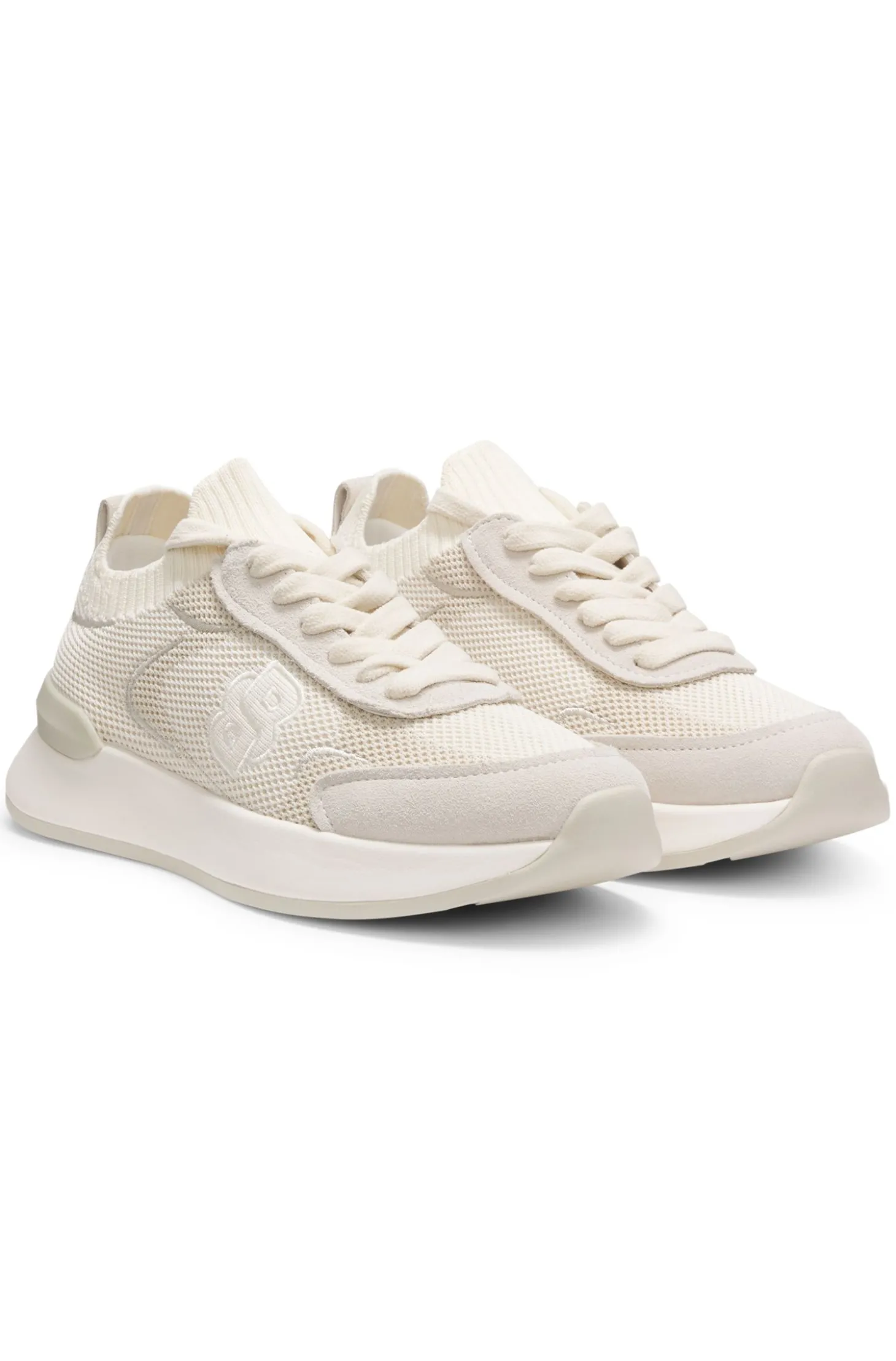 Sneakers aus Strick mit Double-B-Monogramm