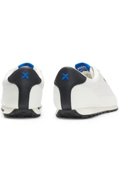 Sneakers aus strukturiertem Gewebe mit Stern-Detail