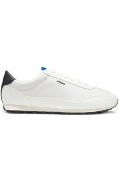 Sneakers aus strukturiertem Gewebe mit Stern-Detail