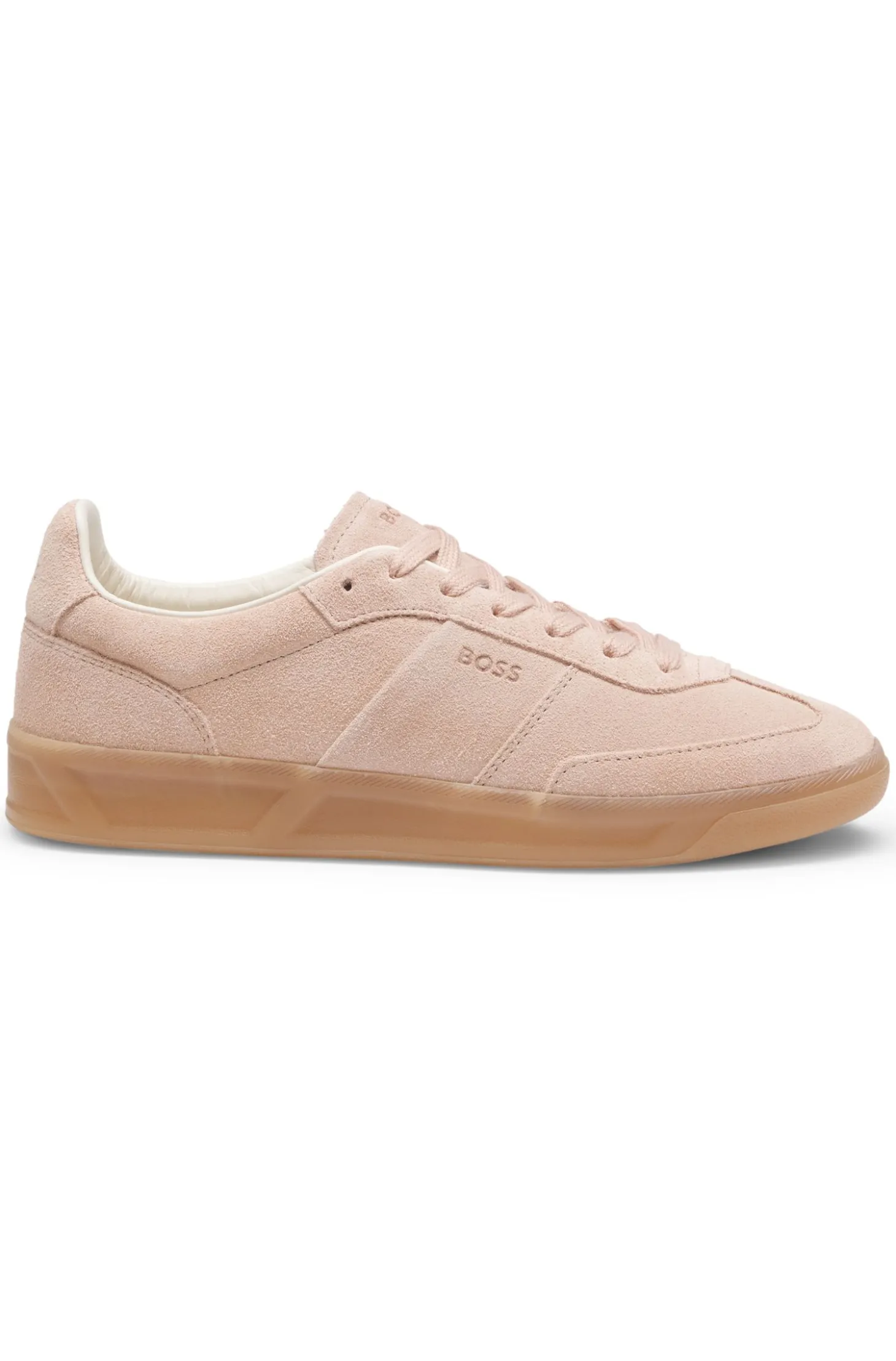 Sneakers aus Veloursleder mit Gummisohlen