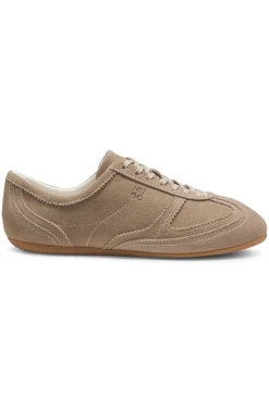 Sneakers aus Veloursleder mit Stack-Logo