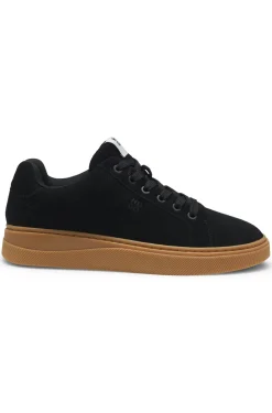 Sneakers aus Veloursleder mit gepolsterter Lasche