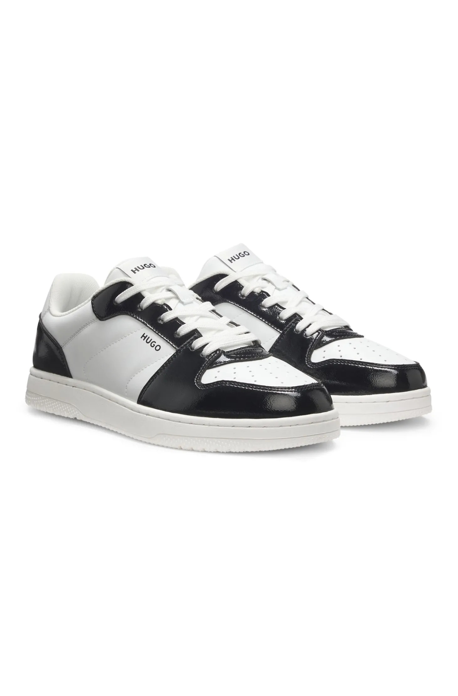 Sneakers im Colour-Block-Design mit Logo-Details