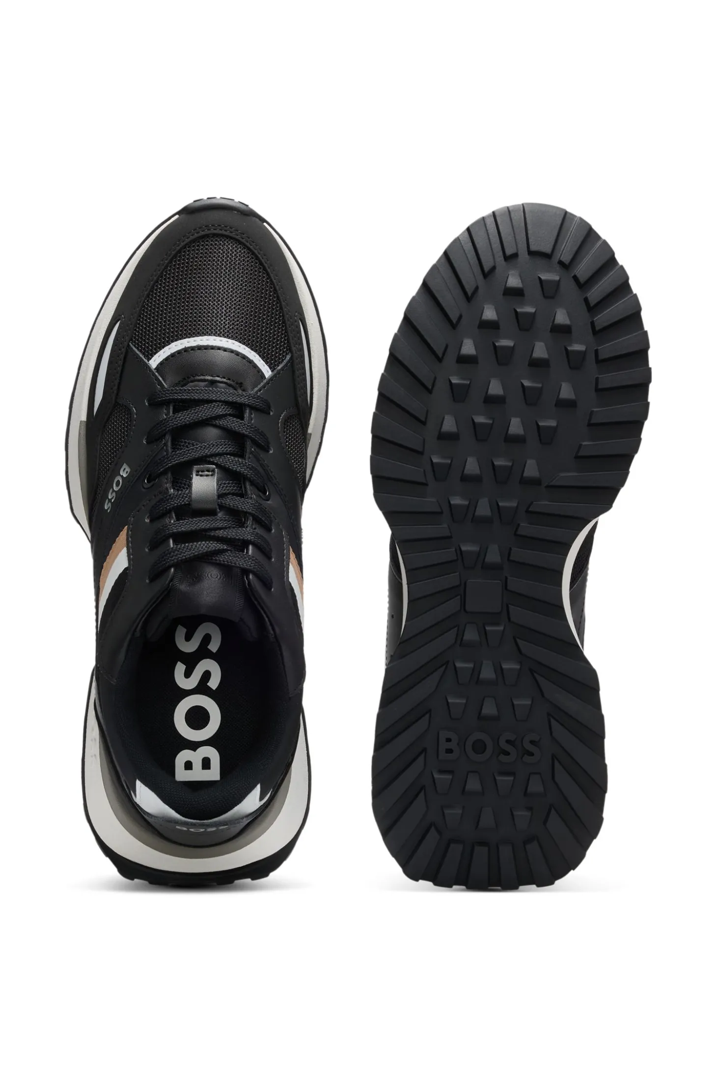 Sneakers im Laufschuh-Stil mit EVA-Gummisohle