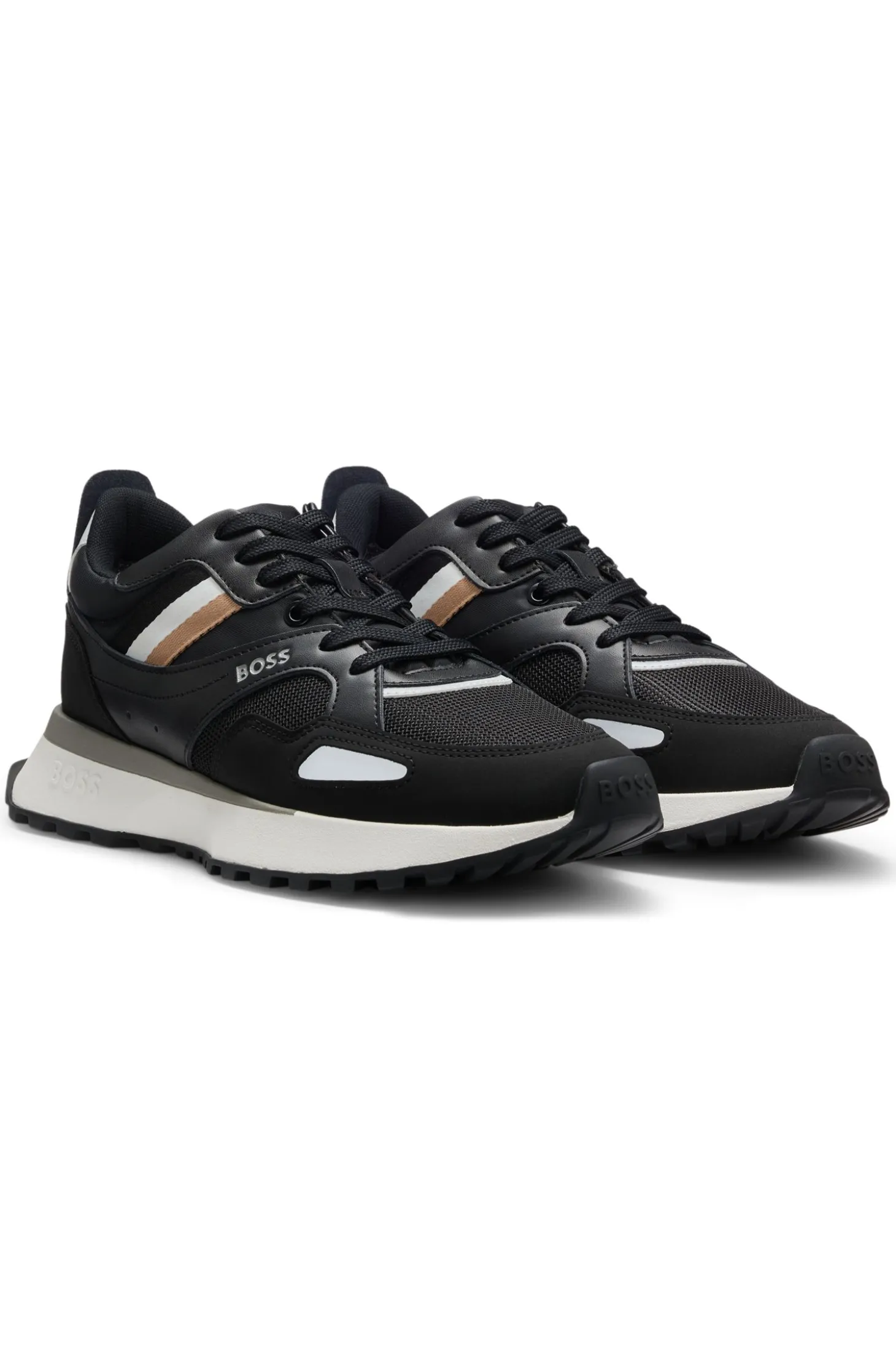 Sneakers im Laufschuh-Stil mit EVA-Gummisohle