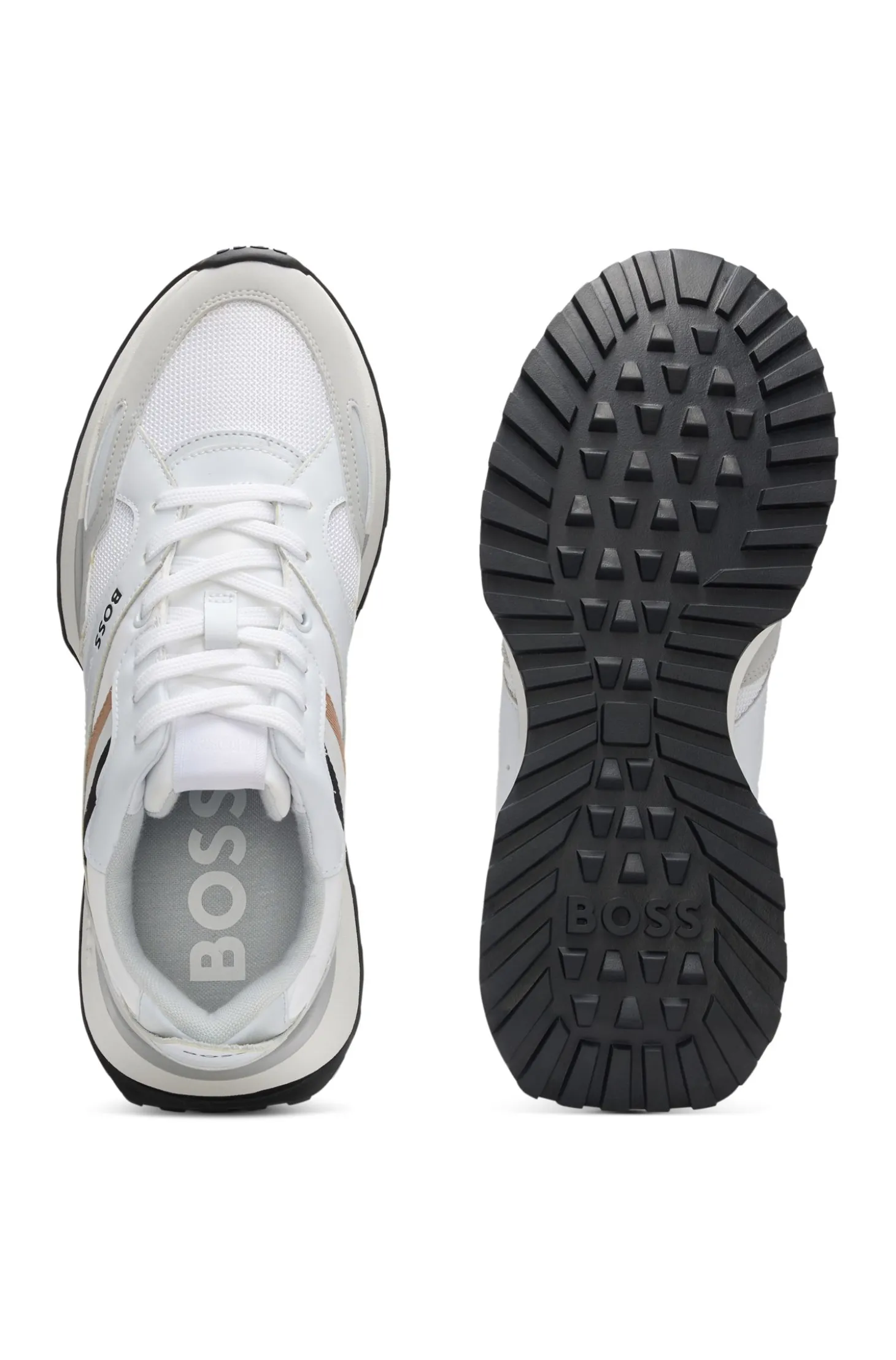 Sneakers im Laufschuh-Stil mit EVA-Gummisohle