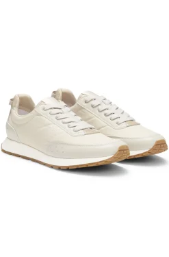 Sneakers im Laufschuh-Stil mit Zickzack-Detail