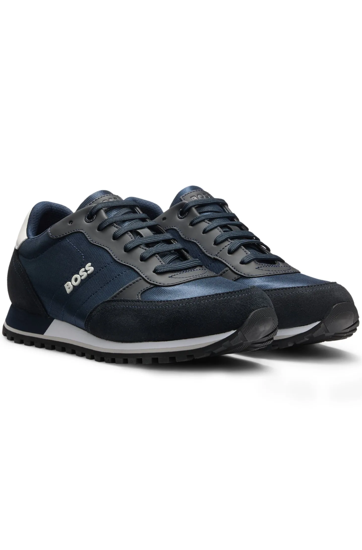 Sneakers mit Logo-Details und Details aus Kunstleder