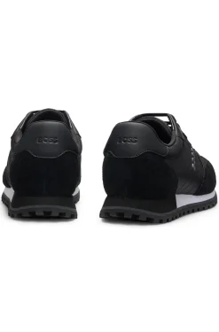 Sneakers mit Logo-Details und Details aus Kunstleder