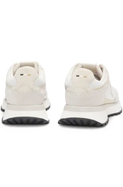 Sneakers mit Veloursleder-Details und Double-B-Monogramm