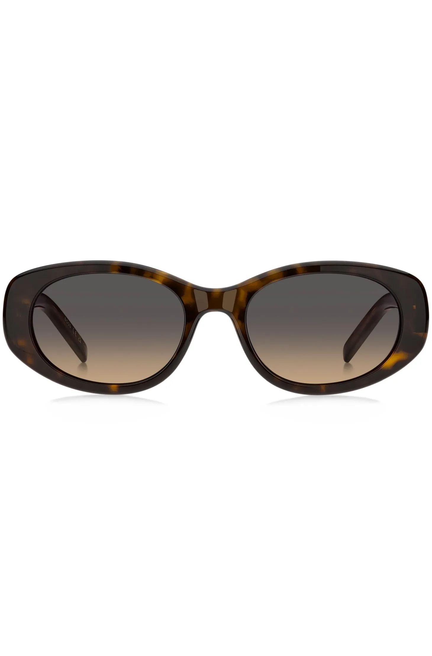 Sonnenbrille aus Acetat in Schildpatt-Optik mit Double-B-Monogramm