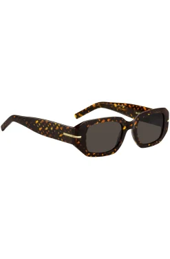 Sonnenbrille aus Acetat mit Monogramm-Muster