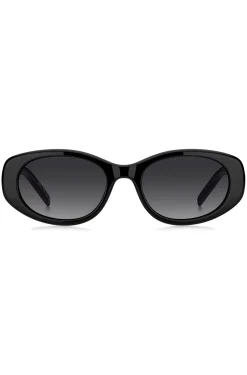 Sonnenbrille aus schwarzem Acetat mit Double-B-Monogramm