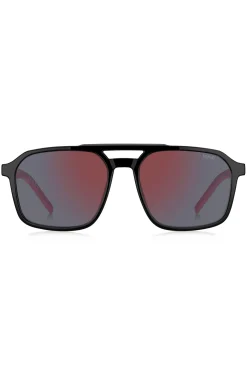 Sonnenbrille mit Doppelsteg und zweifarbigen Bügeln