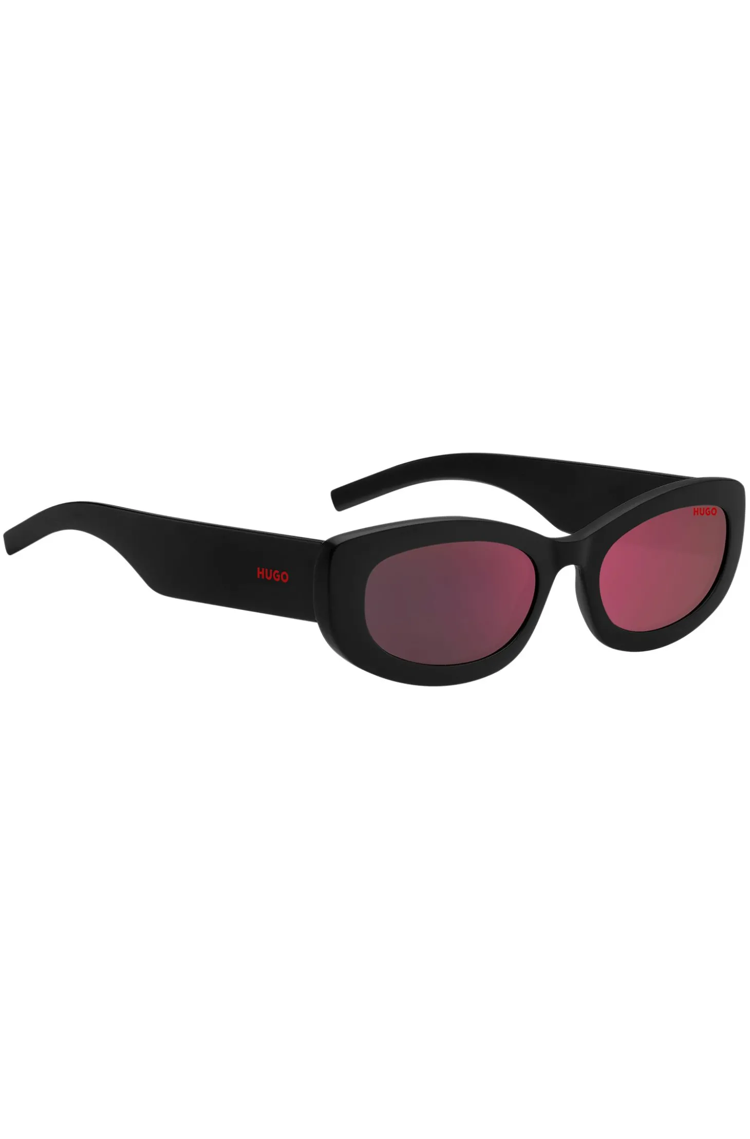 Sonnenbrille mit farbigem Emaille-Detail
