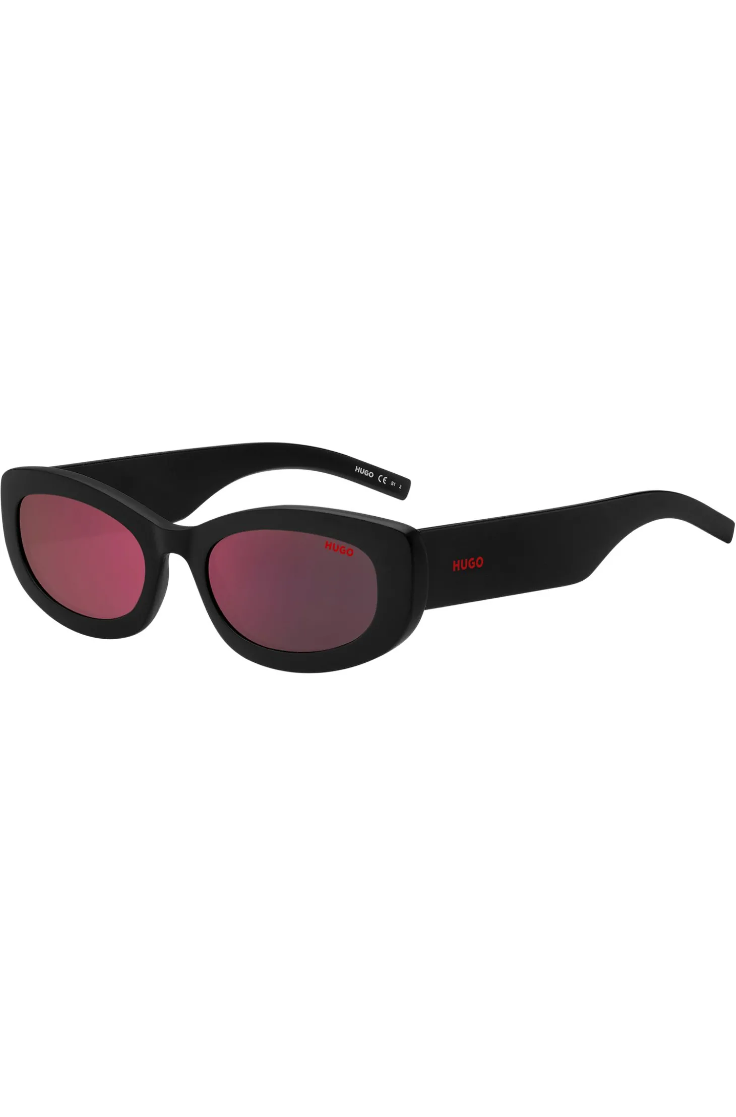 Sonnenbrille mit farbigem Emaille-Detail
