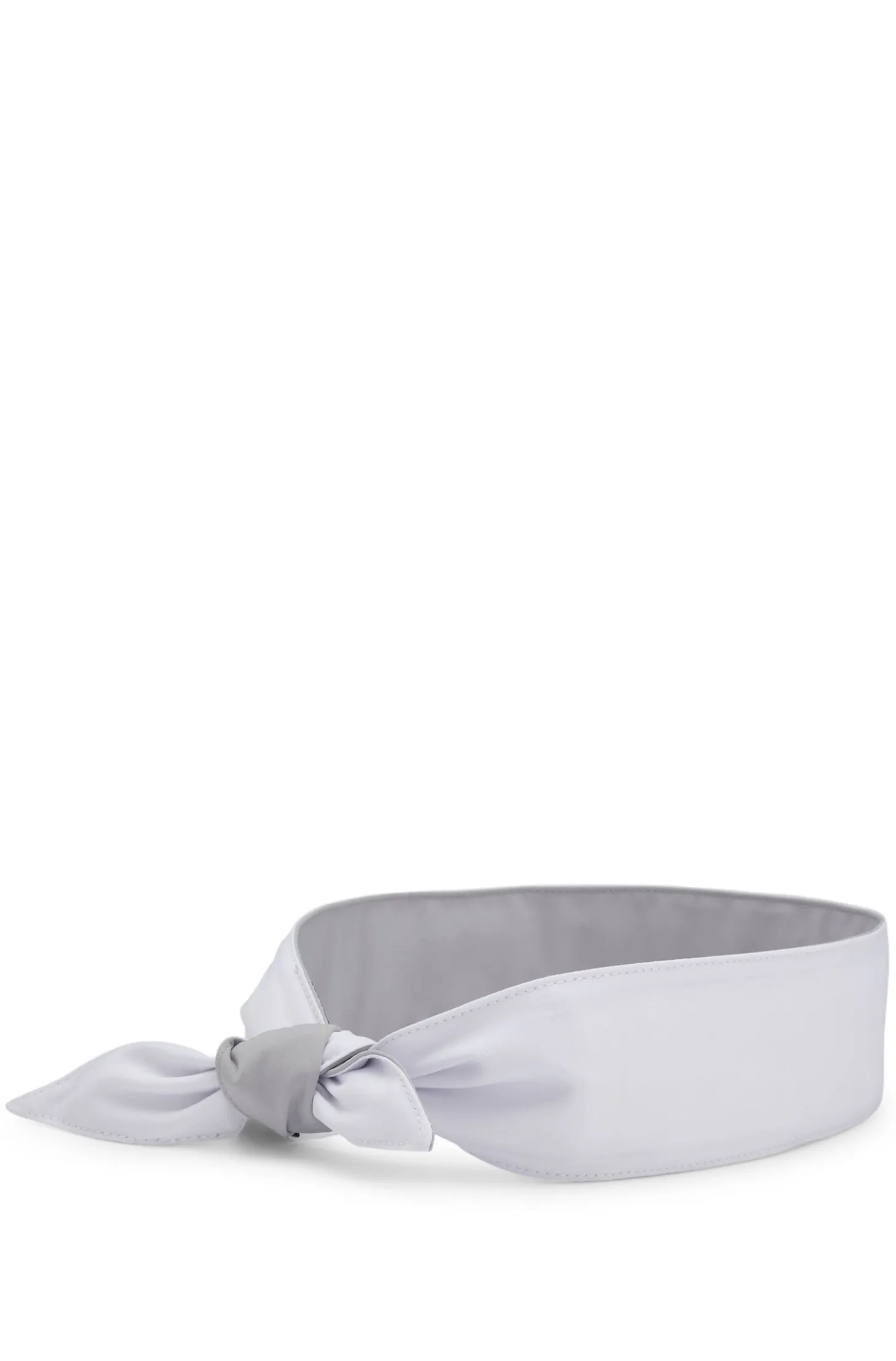 Sport-Stirnband aus Stretch-Twill mit Logo-Print