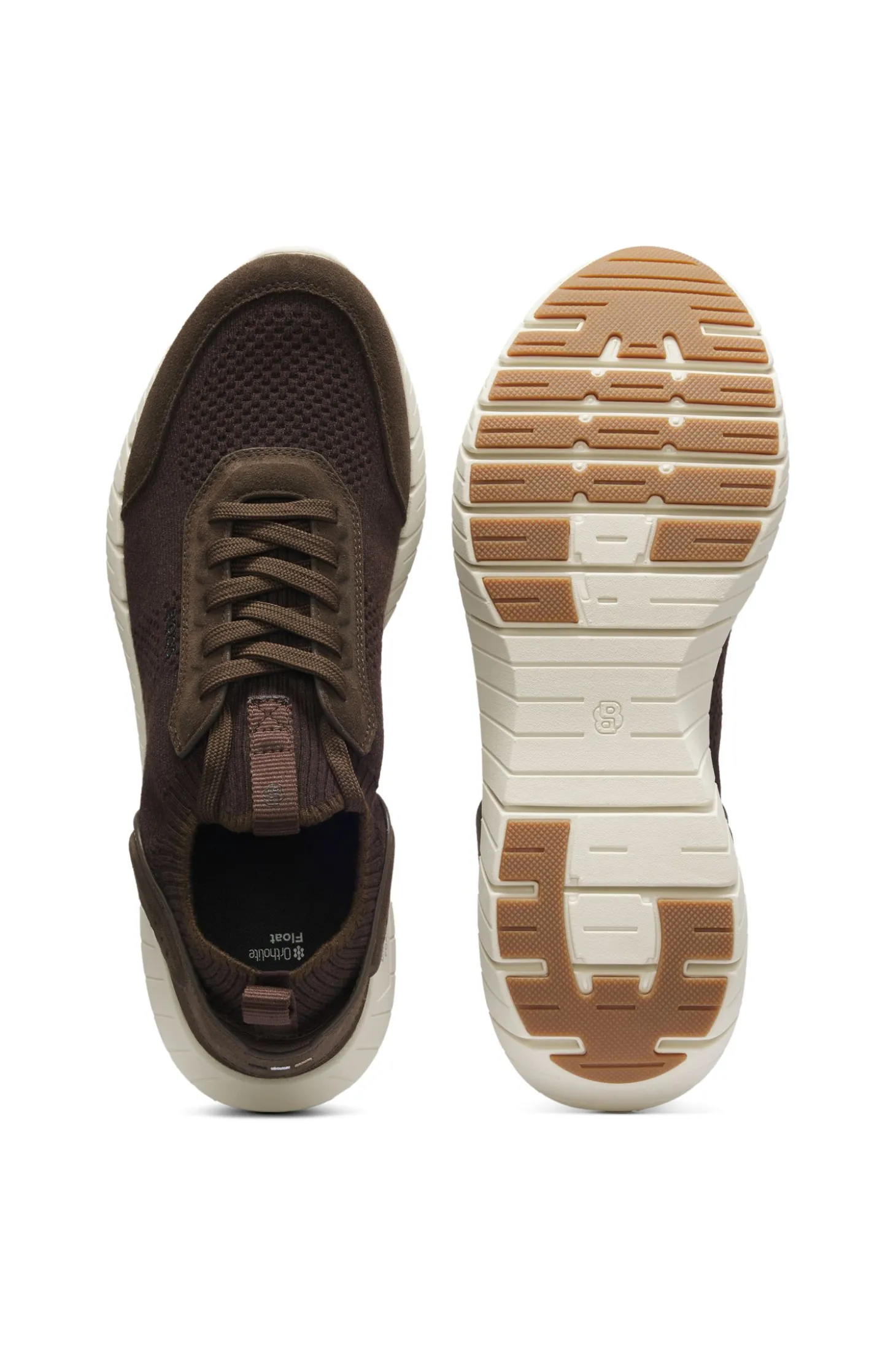 Sporty slip-on trainers with suede details