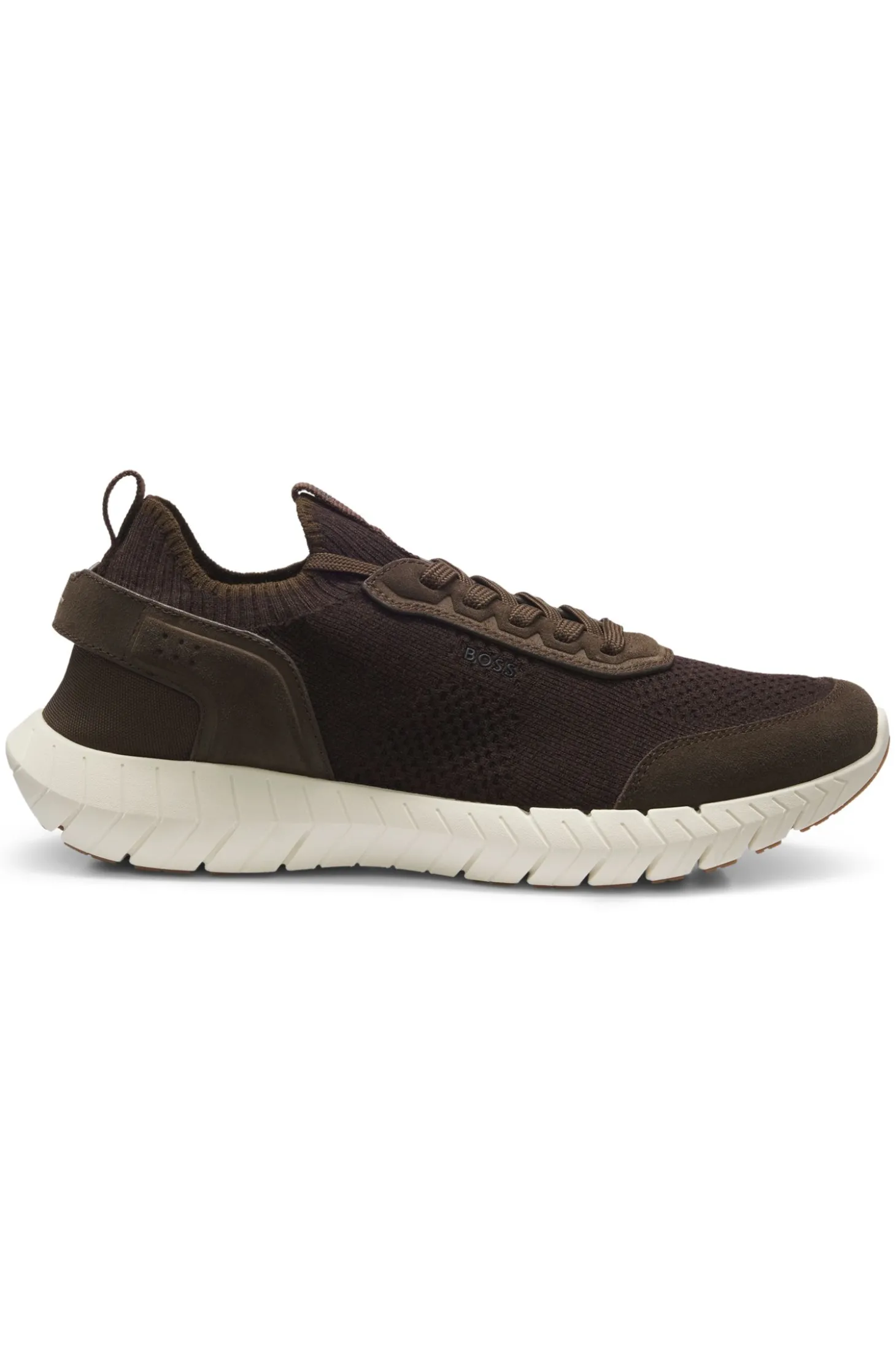 Sporty slip-on trainers with suede details
