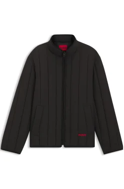 Steppjacke mit Logo-Detail