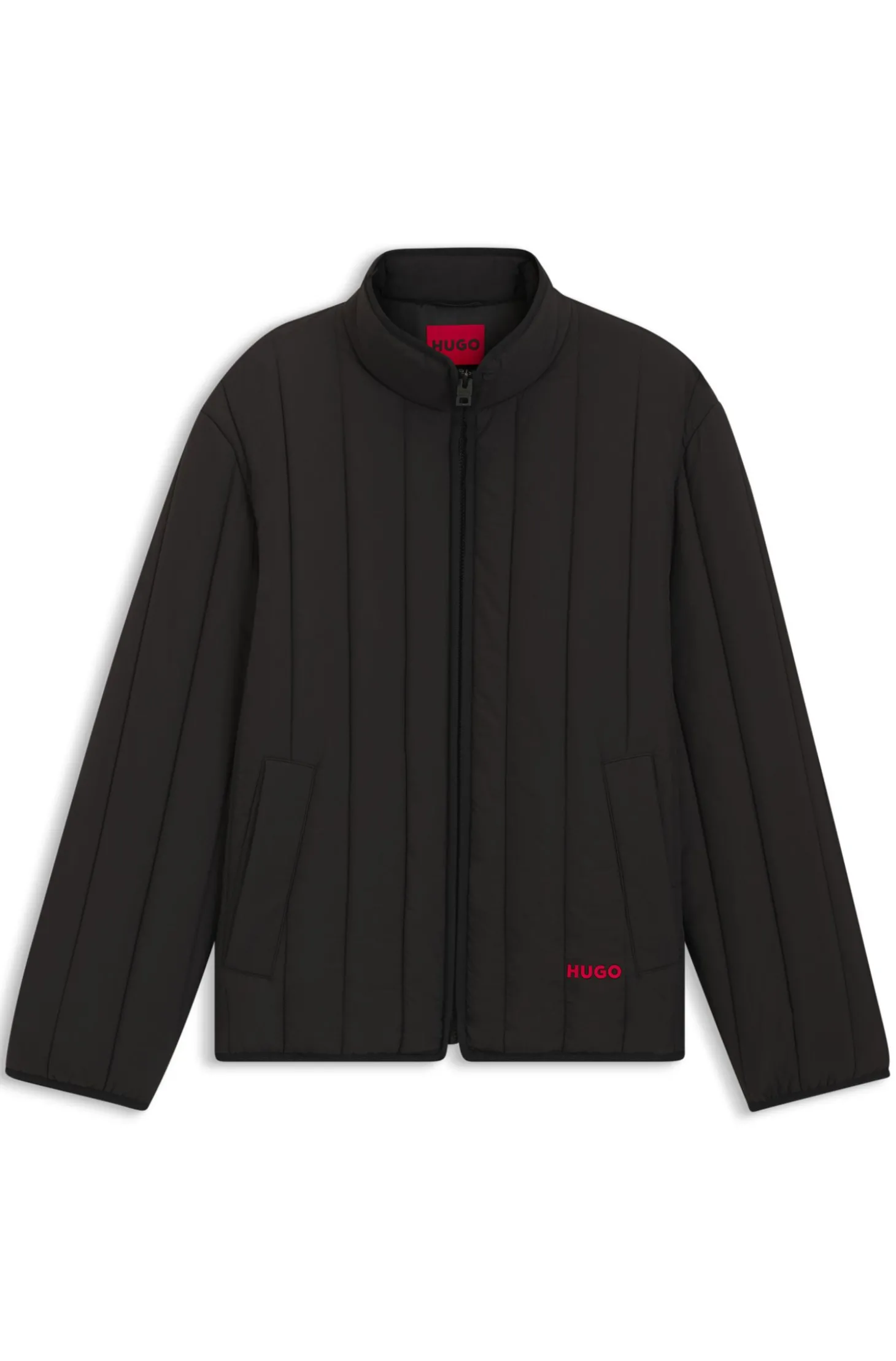 Steppjacke mit Logo-Detail