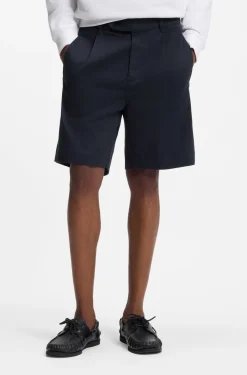 Straight-Fit Chino-Shorts aus merzerisierter Baumwolle