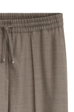 Straight-Fit Hose aus Flanell mit Tunnelzugbund