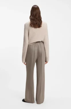 Straight-Fit Hose aus Flanell mit Tunnelzugbund