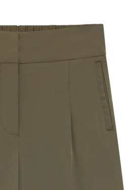 Straight-Fit Hose mit Bundfalten