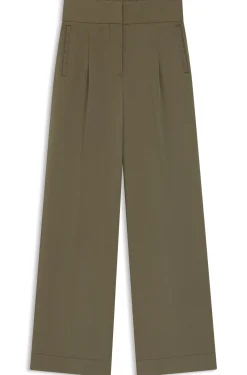 Straight-Fit Hose mit Bundfalten