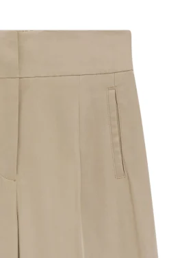 Straight-Fit Hose mit Bundfalten