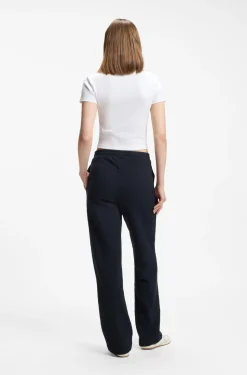 Straight-Fit Jogginghose aus Jacquard mit Rautenmuster