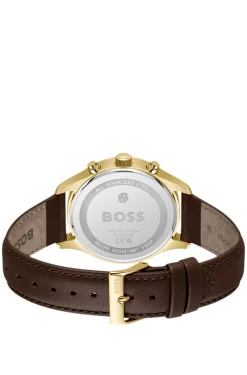Stratus Chronograph mit braunem Lederarmband