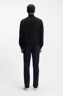Strick-Cardigan aus Baumwolle mit Logo-Stickerei