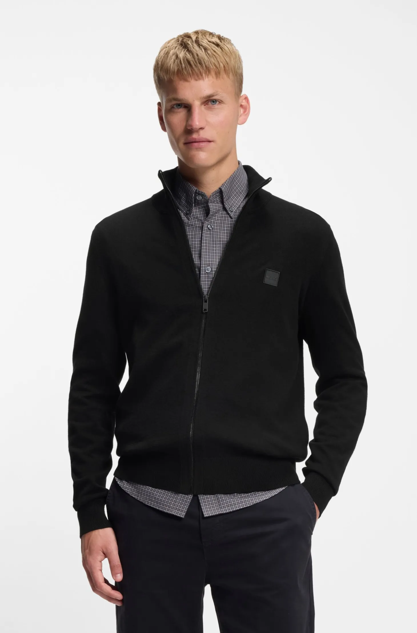 Strickjacke aus Baumwolle und Kaschmir