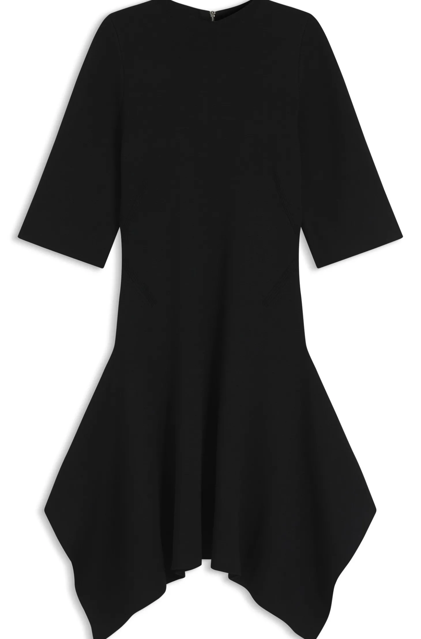Strickkleid mit geformtem Saum