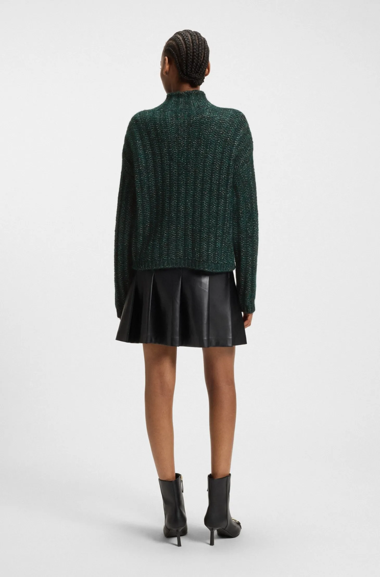 Strickpullover mit Ripp-Struktur
