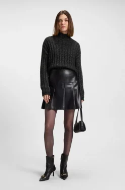 Strickpullover mit Ripp-Struktur