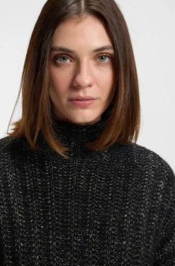 Strickpullover mit Ripp-Struktur