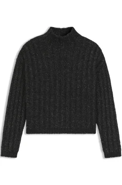 Strickpullover mit Ripp-Struktur