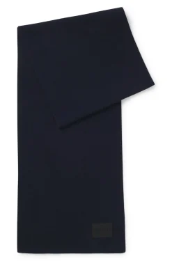 Strickschal aus Baumwolle mit Silikon-Logo