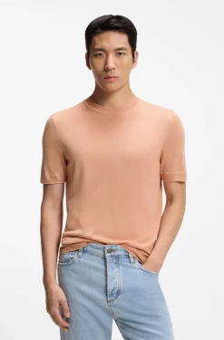 Strick-T-Shirt aus Seide