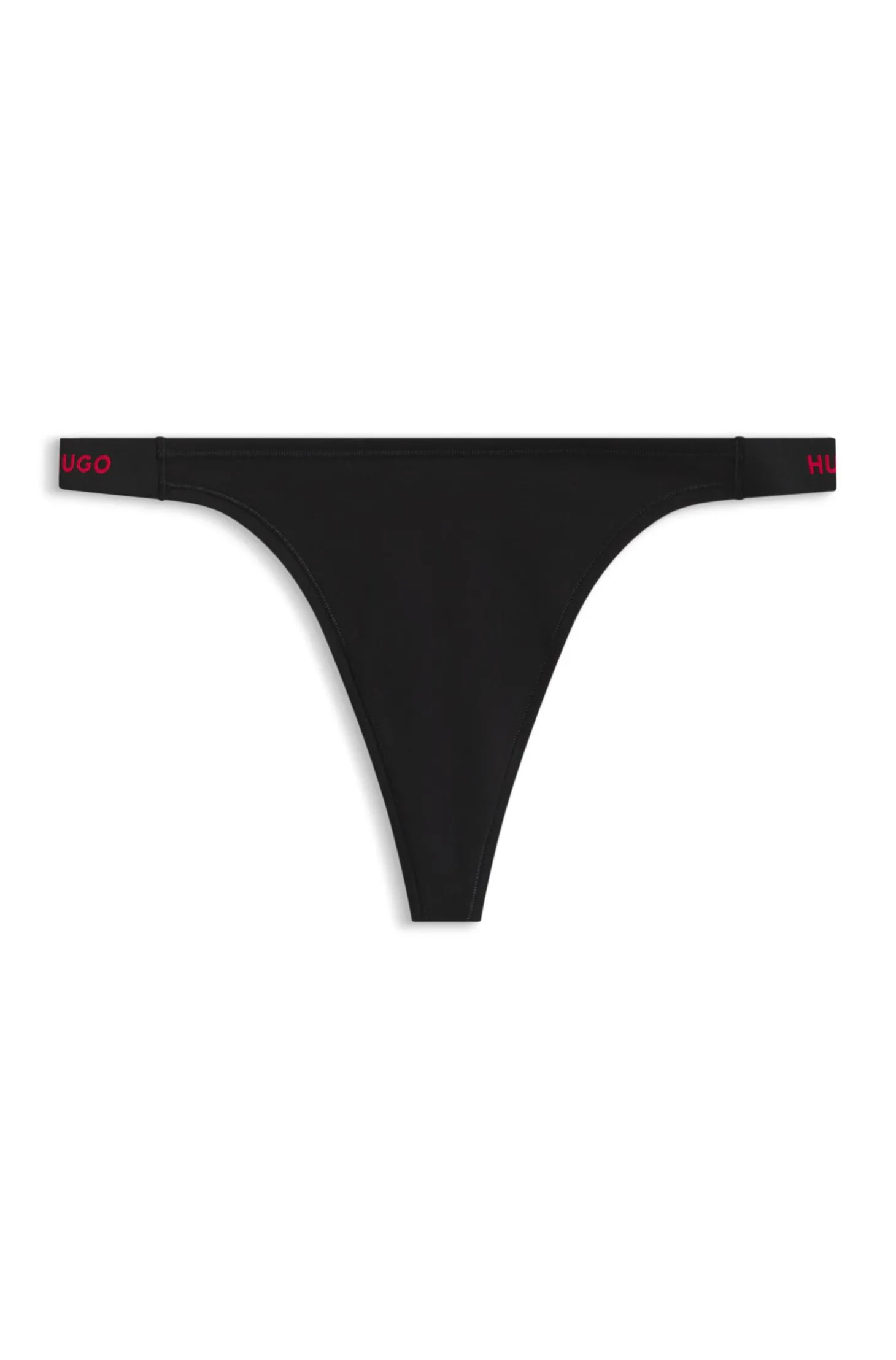 String aus Stretch-Baumwolle mit Logo-Bund
