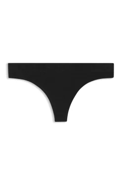 String aus Stretch-Baumwolle mit Logo-Bund