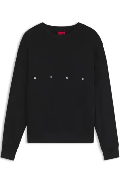 Sweatshirt aus Baumwolle mit Logo-Stickerei und Grafik-Print