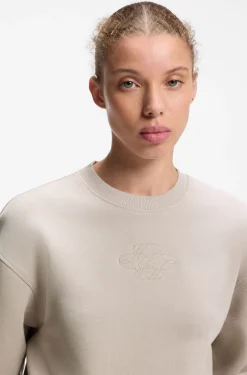 Sweatshirt aus Baumwolle mit Resort Logo-Schriftzug