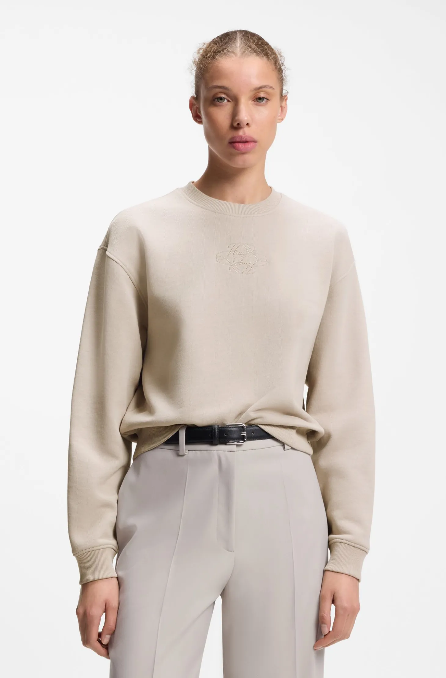 Sweatshirt aus Baumwolle mit Resort Logo-Schriftzug