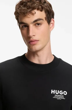 Sweatshirt aus Baumwoll-French-Terry mit markantem Logo-Print